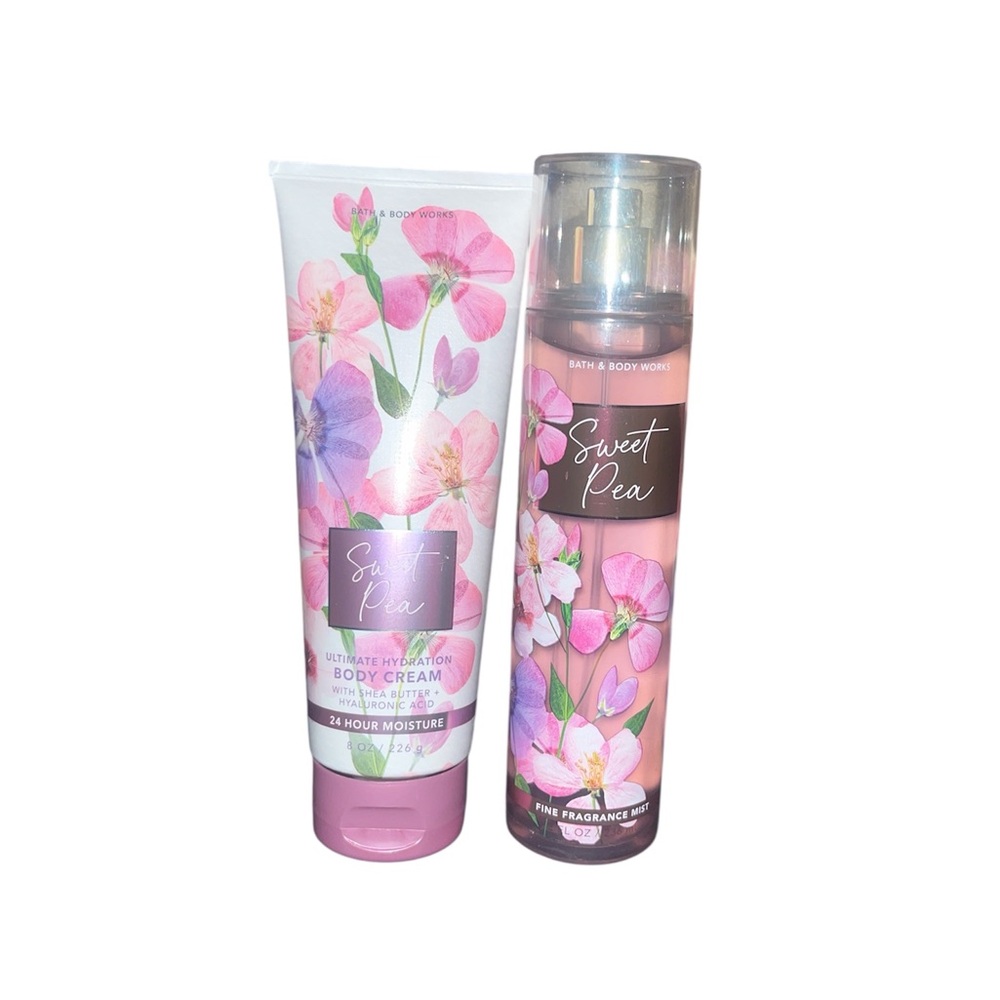 Bath & Body Works Sweet Pea Body Lotion  & Mist Bundle